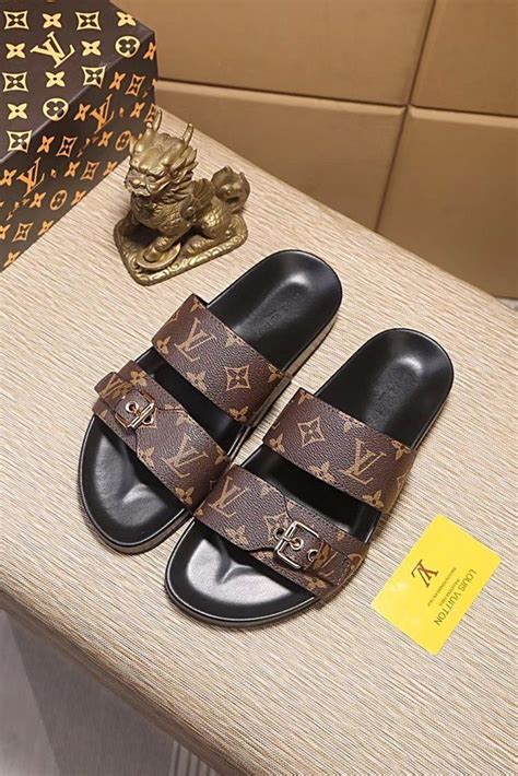 birkenstocks louis vuitton|Louis Vuitton slip on sandals.